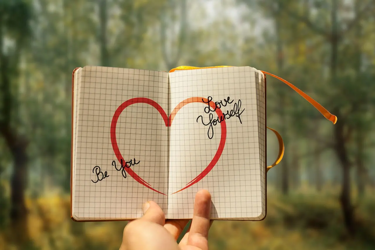 A person journaling as part of a mental-health routine