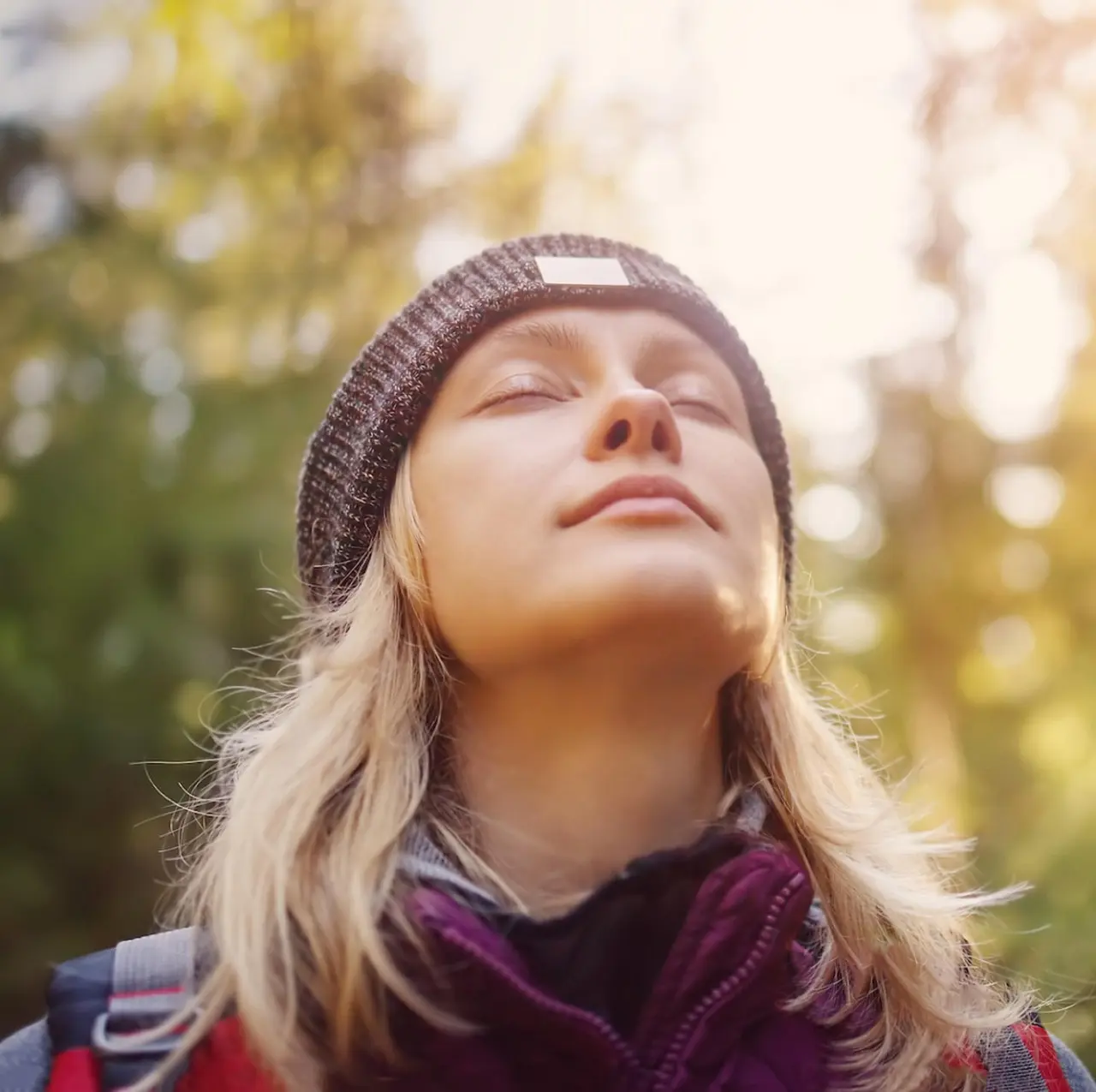 A person practicing mindfulness meditation