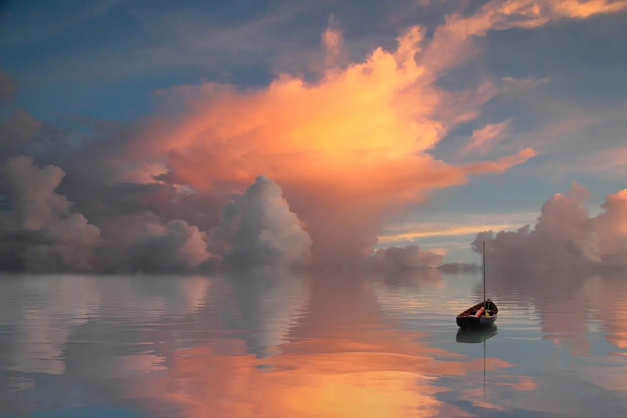 A peaceful natural scene supporting calm and reflection