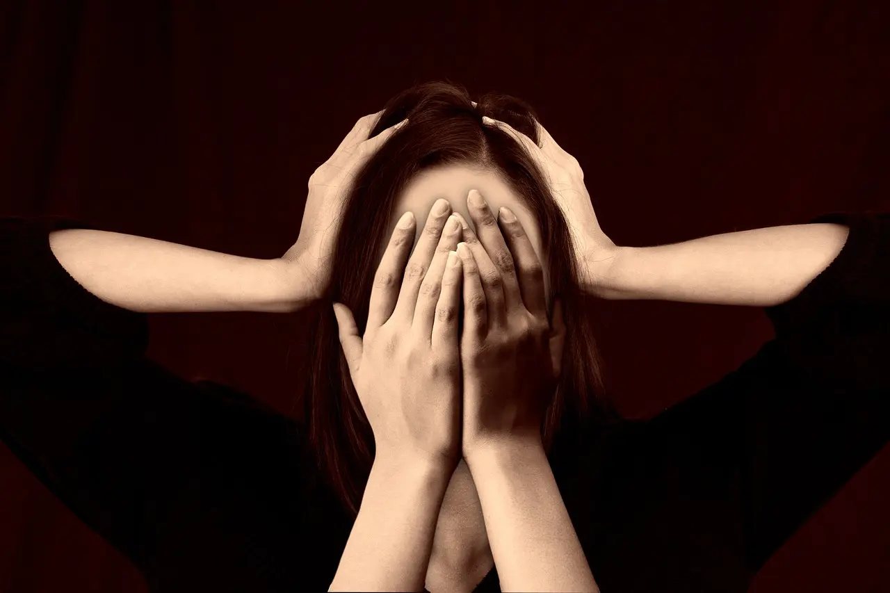 A young adult reflecting on attention and mental health in daily life